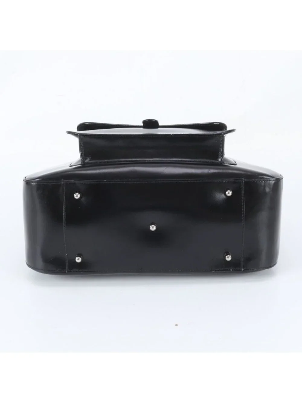 Gucci 5 Leather Handbag Tote Black